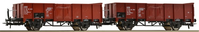 Set of 2 Gondola Set<br /><a href='images/pictures/Roco/225566.jpg' target='_blank'>Full size image</a>